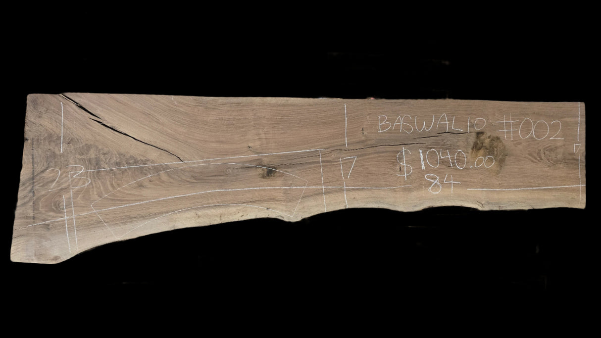 Bastogne Walnut 10/4 Live Edge #002