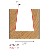 3/4" Dovetail Bit 22-114