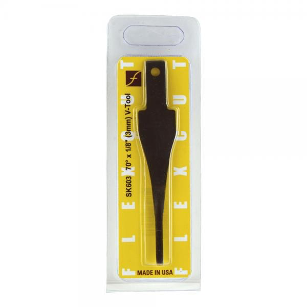 70 deg. x 1/8" (3mm) V-Tool