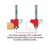 3/8" Radius Rounding Over Bit