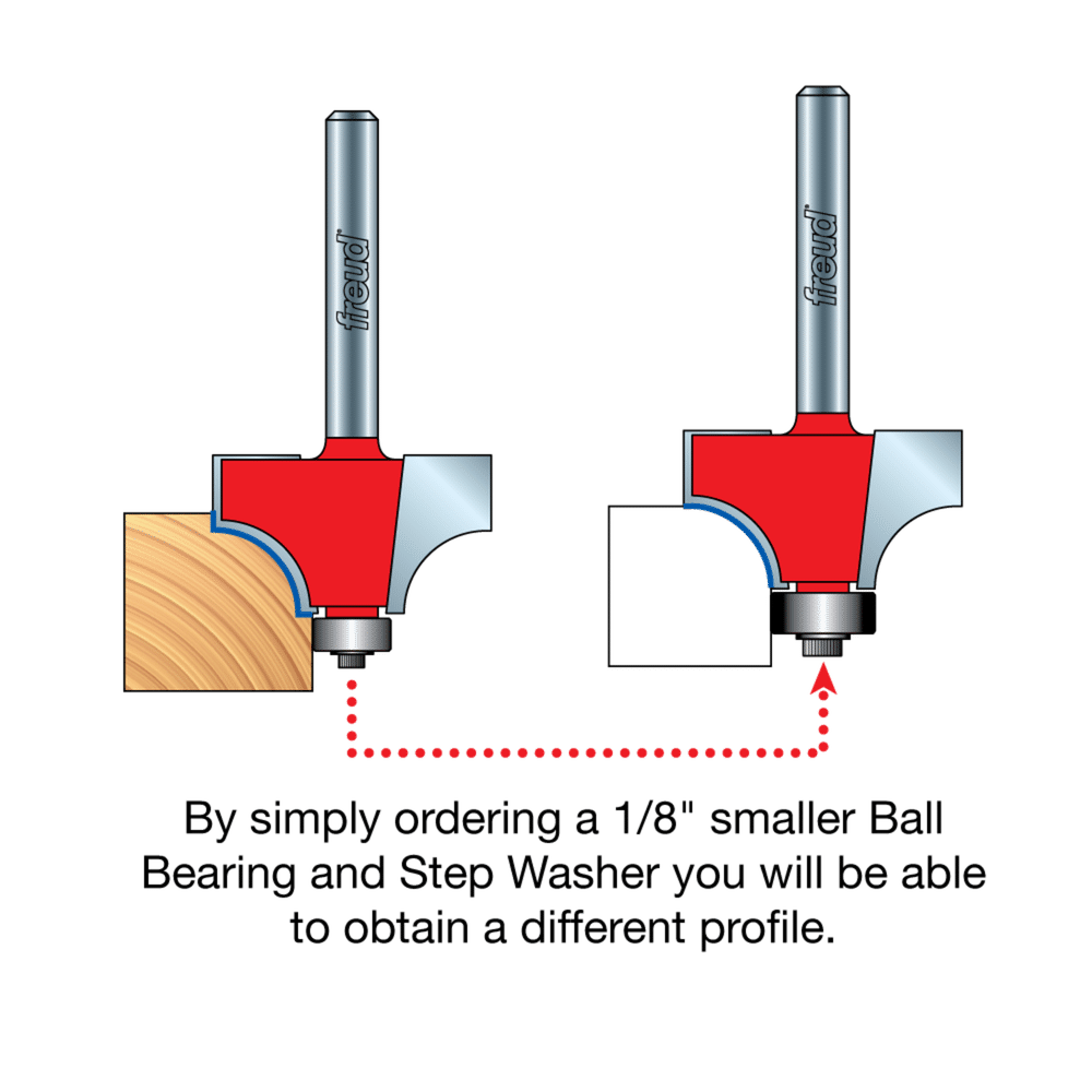 3/8" Radius Beading Bit, Quadra Cut
