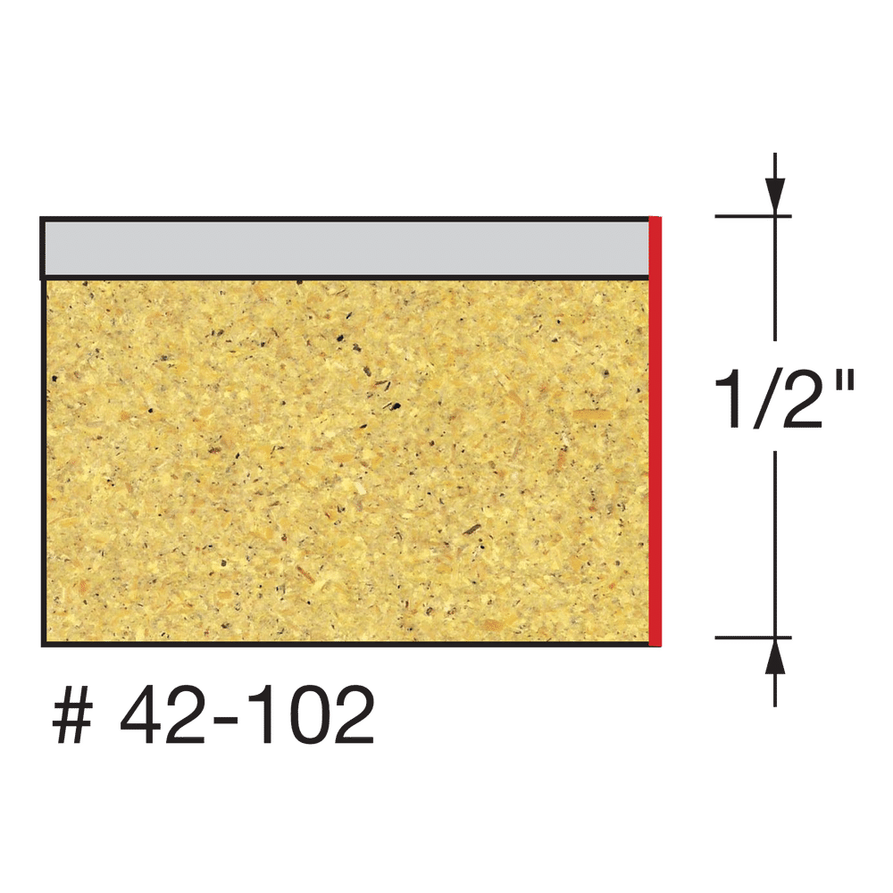 3/8" x 1/2" Bearing Flush Trim Bit