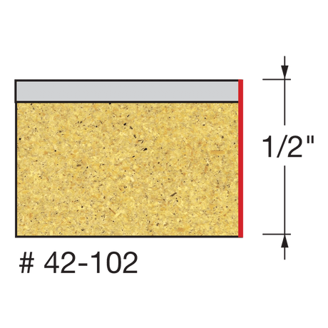 3/8" x 1/2" Bearing Flush Trim Bit