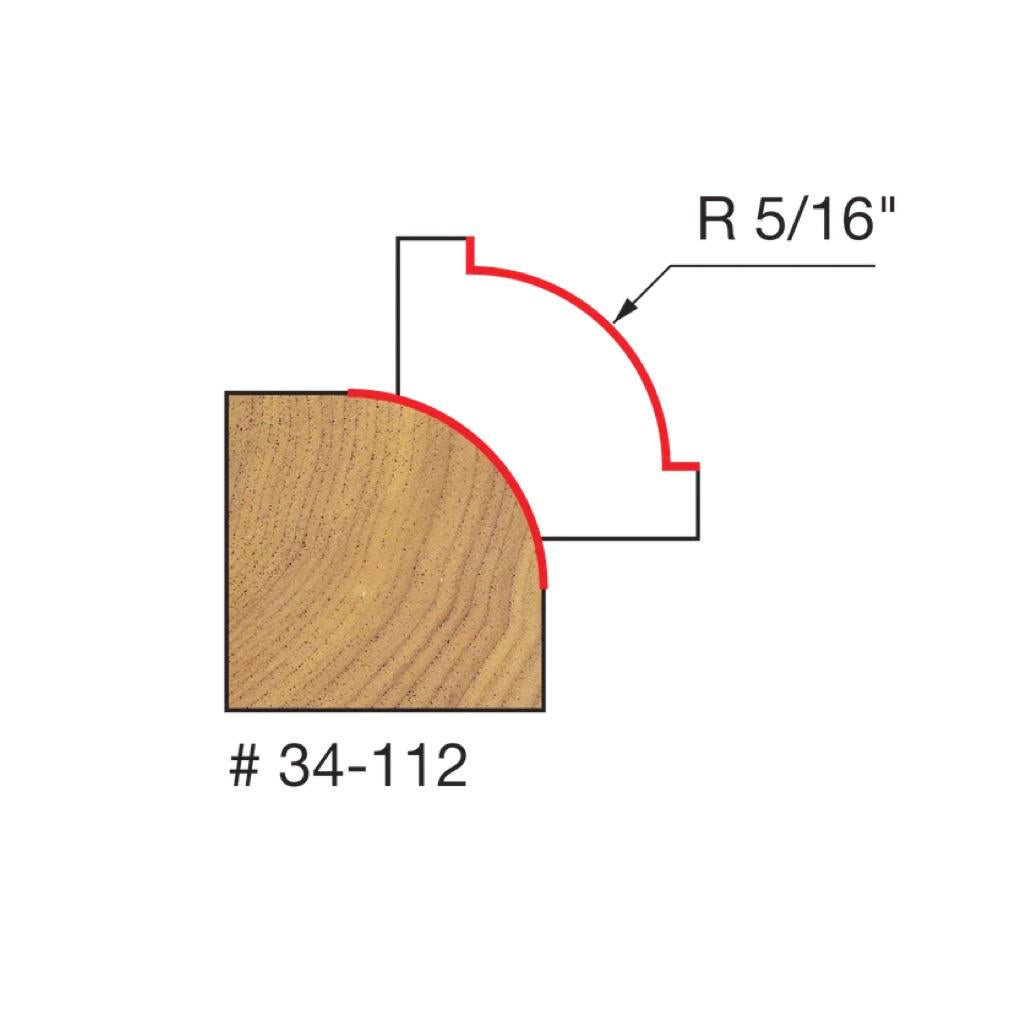 5/16" Radius Rounding Over Bit