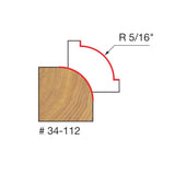 5/16" Radius Rounding Over Bit