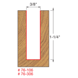 3/8" x 1-1/4" Down Spiral Bit