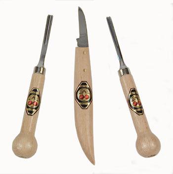 3 Pc Wood/Linol Cutting Set