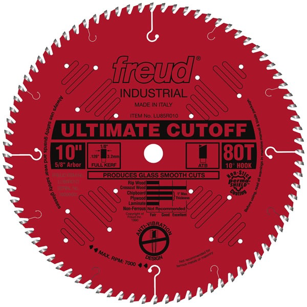 10" Ultimate Cut"-Off Blade, 80T