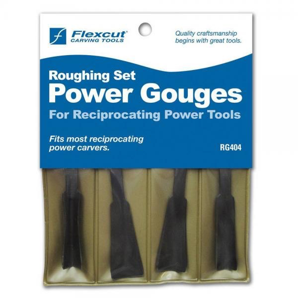 4 Pc. Roughing Set Power Gouges