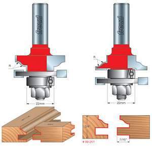 Matched Rail & Stile Bit Set