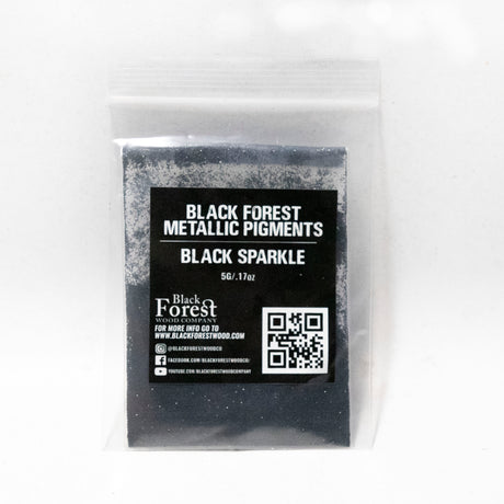 Metallic Pigment - Black Sparkle