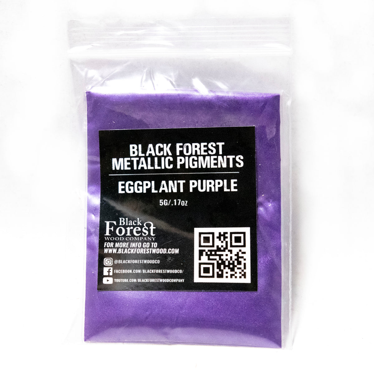 Eggplant Purple - Black Forest Metallic Pigment