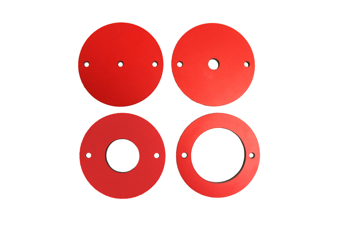 4 Piece Phenolic Insert Ring Set for Router Lift