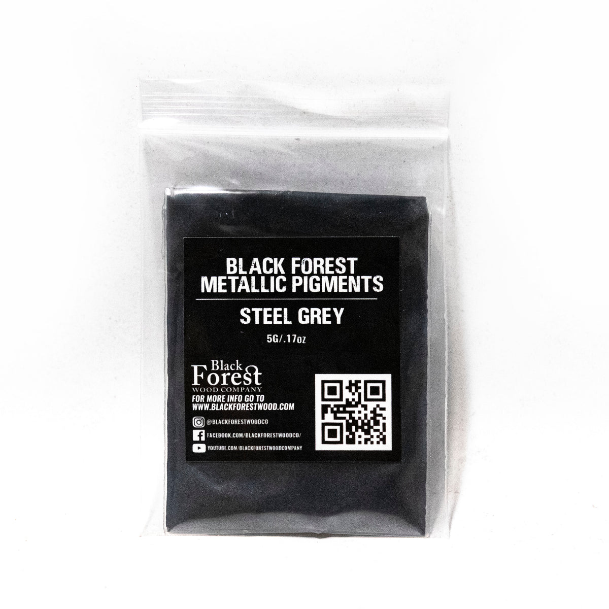 Steel Grey - Black Forest Metallic Pigment
