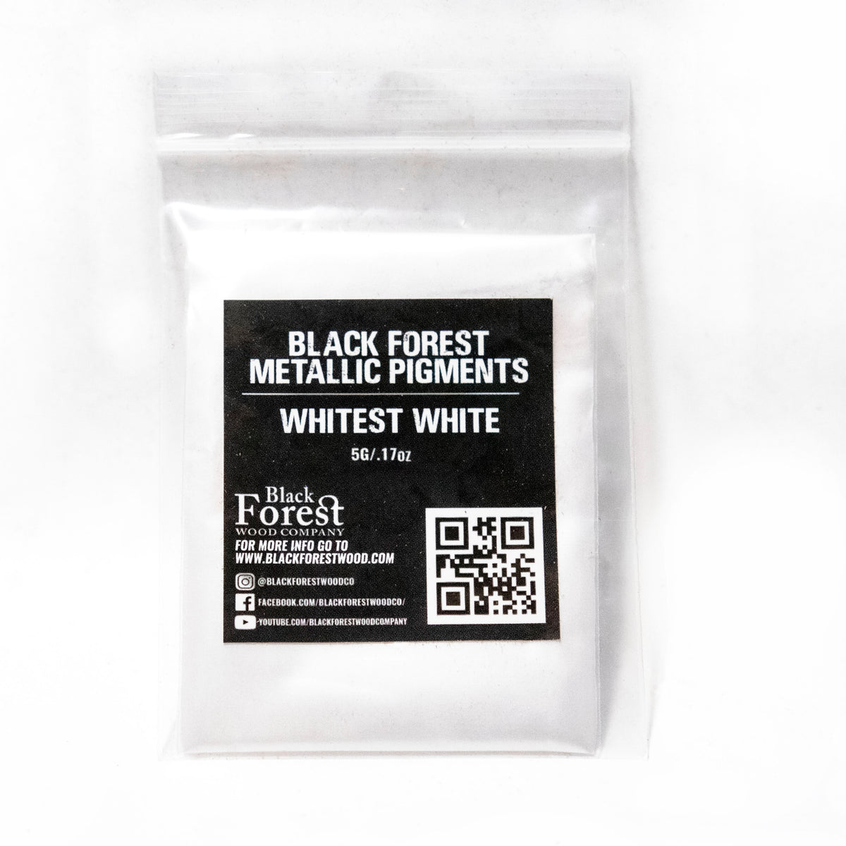 Whitest White - Black Forest Metallic Pigment
