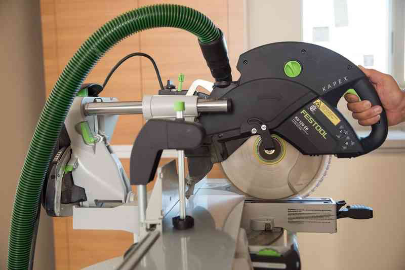 Sliding Compound Miter Saw KAPEX KS 120 REB Black Forest Wood Co