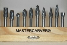 10-Burr Set 1/4” (6.3mm) Shank & 3/8” (10mm) Head