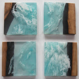 Square Resin Coaster Set