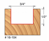 3/4" x 1/2" Mortising Bit