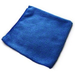 Blue Microfibre Buffing Cloth